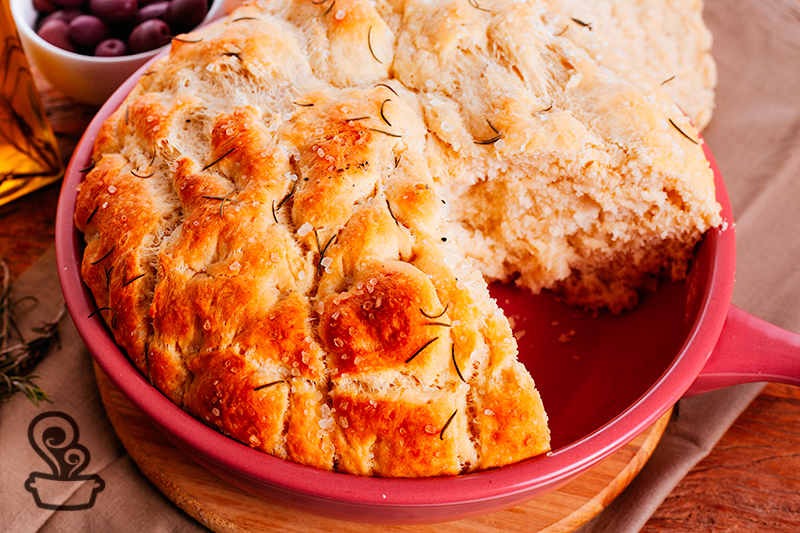 Pão com toque de alecrim