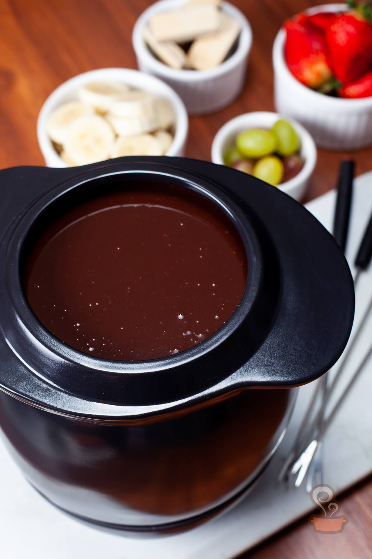 fondue de chocolate perfeito - foto: naminhapanela.com