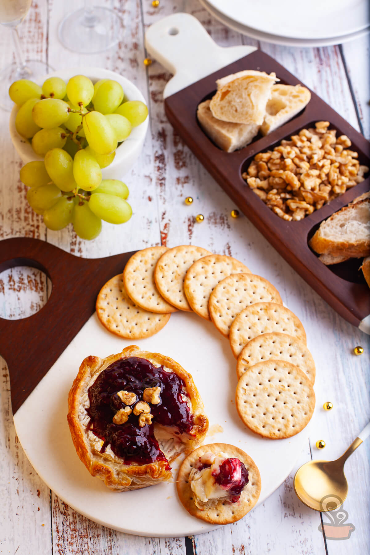 Queijo brie com massa folhada - foto: naminhapanela.com