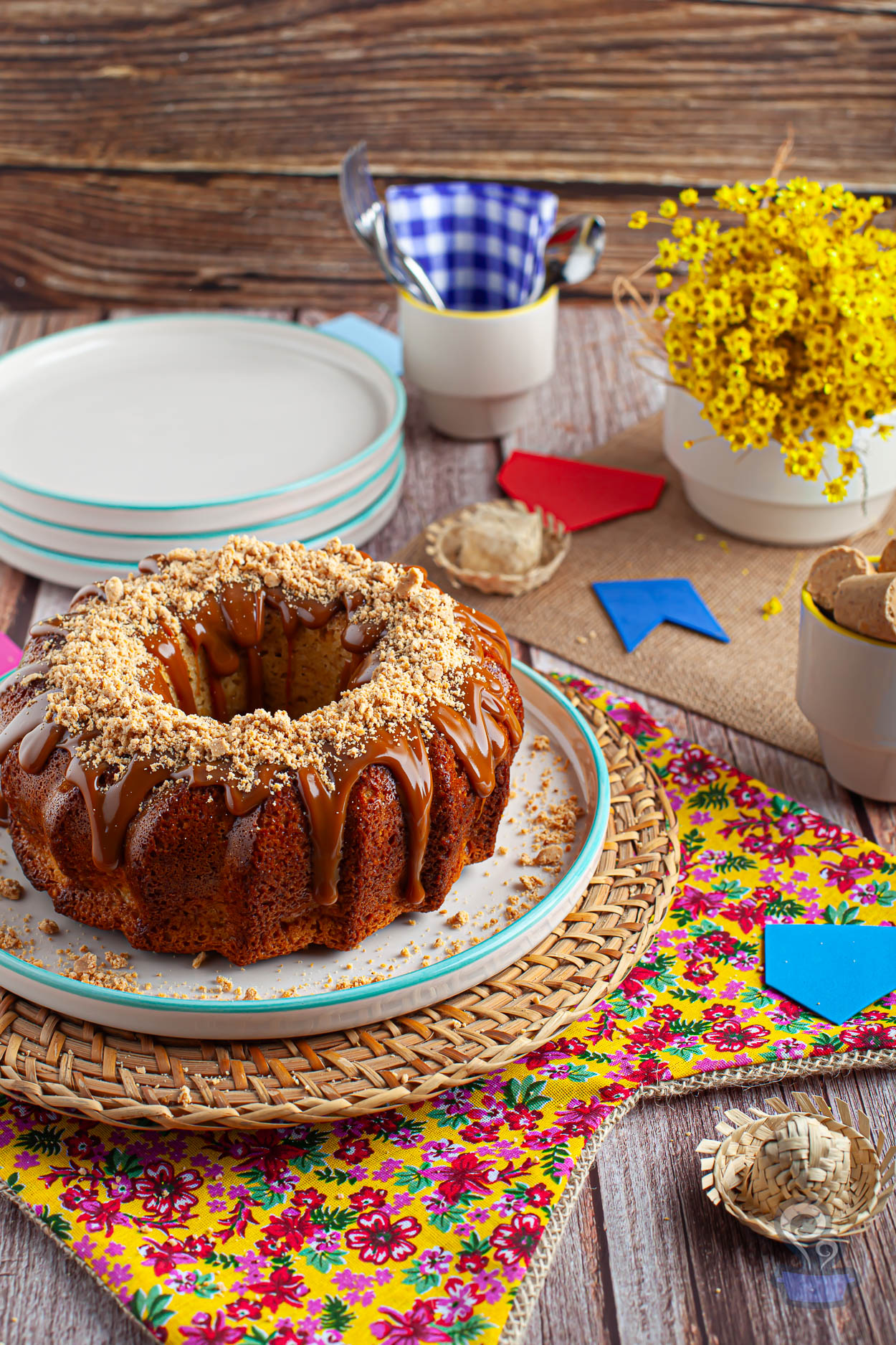 Bolo de paçoca - foto: naminhapanela.com