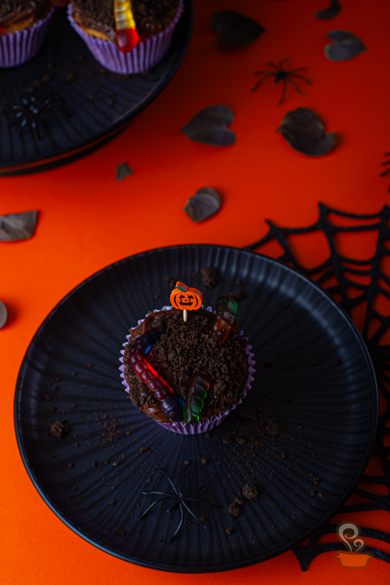 Cupcake de abóbora com brigadeiro - foto: naminhapanela